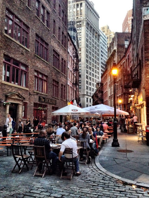 Restaurante The Dubliner, en New York