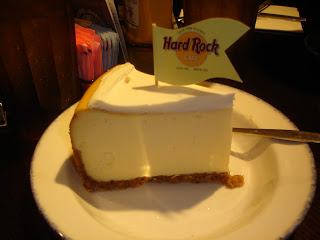 Tarta de queso en Hard Rock de Broadway (New York)